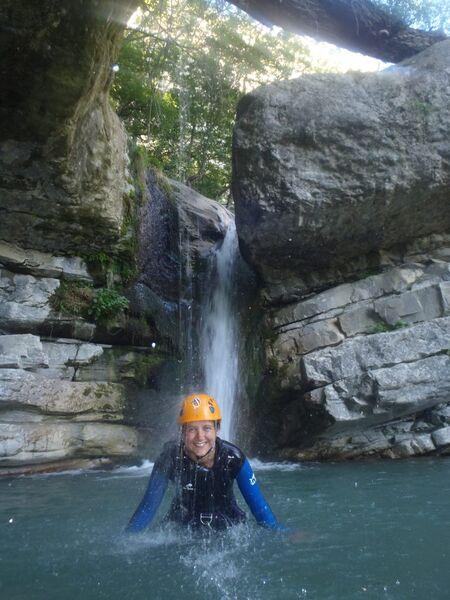 canyoning avec le bureau des guides des 2 Vallées