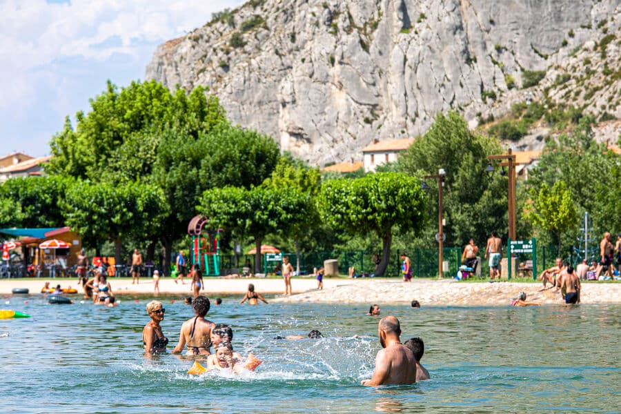 L'espace de baignade